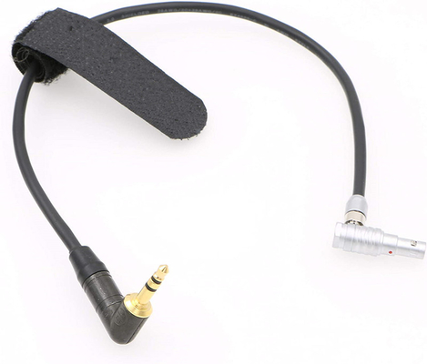 Lemo 5 Pin Sağ Açı Erkek Sağ Açı 3.5mm TRS Kamera Ses Kablosu Z CAM E2