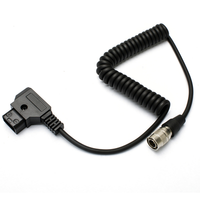 D-Tap To Hirose 4 Pin Male Plug Ses cihazları için kamera güç kablosu 688 633 Zoom F8