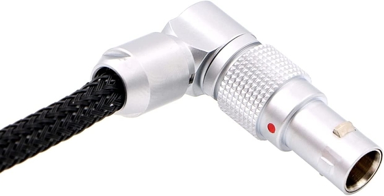 Kırmızı Komodo V Dağ Batarya Tablası Güç Kablosu Lemos Dönerli 2 Pin Erkek 2 Pin Erkek Kablo için SmallHD Monitör