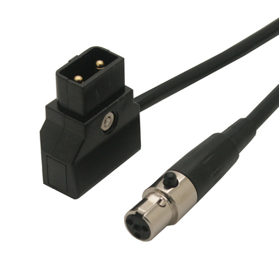Dişi Mini XLR Bağlantı Kablosu 4 Pinli XLR&amp;#39;ye 2 Pimli Dipç / Güç TAPı / Ptap Kablosuna