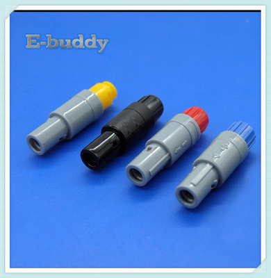 Erkek Tak 5 Pimli Plastik Yuvarlak Konektörler PAG Renkli Kılıflı