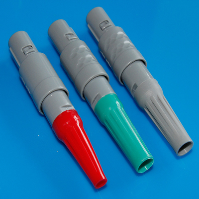 2-14 Pin Plastik Yuvarlak Konnektörler Redel PAG Sleeve Hasta Monitörü için Tıbbi Kablo Konnektörleri