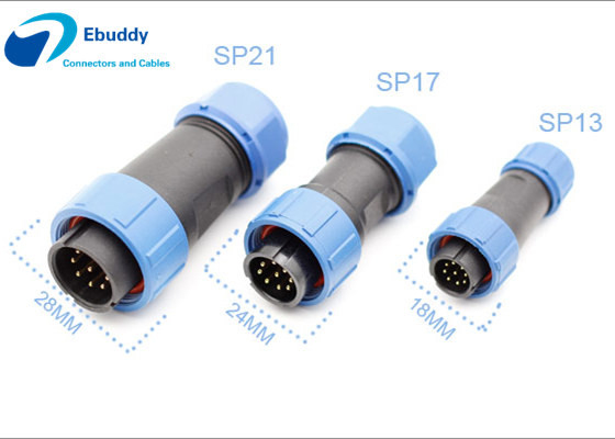 Weipu 3Pin Suya Dirençli Dairesel Bağlayıcı SP1310 / P3 ve SP1312 / S3 Plastik Bağlantı Parçası