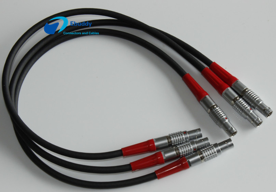 Silikon / TPE / PVC Özel Güç Kabloları Lemo 00B 0b 1B 2B 2-32 Pin 1 Yıl Garanti