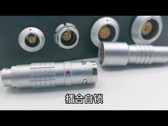 Su Geçirmez Lemo Dairesel Konnektörler Panel Monteli Çoklu Pin