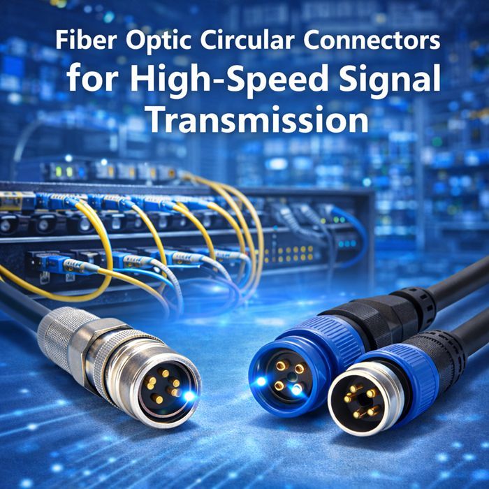 Son şirket blogları hakkında Fiber Optic Circular Connectors for High-Speed Data Transmission in Industrial Applications