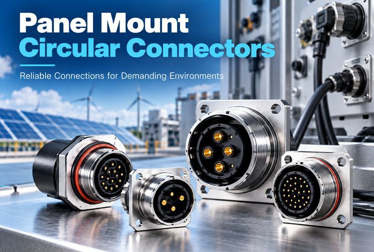 Son şirket blogları hakkında Panel Mount Dairesel Bağlantılar: Güvenilir Ön & Arka Panel Feedthrough Tasarımı