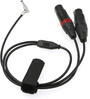 satın al Lemo 5 Pin Erkek - İki XLR 3 Pin Dişi Kamera Ses Kablosu Z CAM E2 için Çevrimiçi üretim