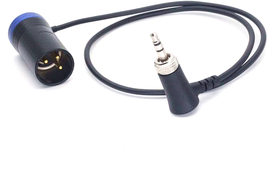 satın al 50cm Kilitlenebilir 3pin XLR Sony D11 Kulaklıkları için 3.5 Ses Kablosu Çevrimiçi üretim