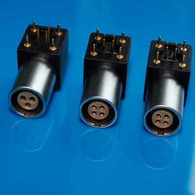 satın al 4pin dirsek 90 derece PCB konektör Lemo 4pin uyumlu baskılı devre konektörü EPG 0B / 1B / 2B / 3B boyutu Çevrimiçi üretim