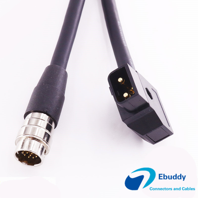 satın al 12pin erkek - 2pin d-tap erkek kablo kamera güç kaynağı için online manufacture