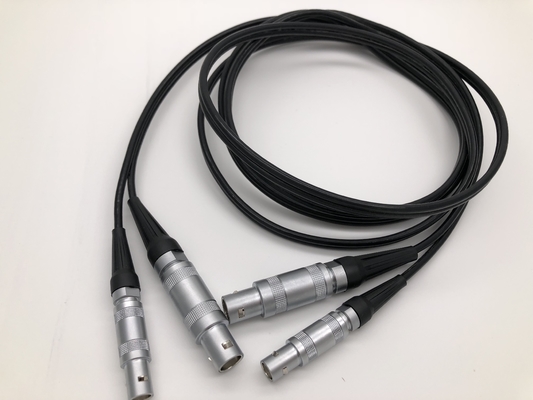 satın al Çift Lemo 0S Lemo 01 Için Özel Kablo Montajı Ultrasonik Prob Için 6ft Uzunluk online manufacture