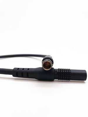 Lemo 4pin Erkek - Kadın Siyah Renkli AVNS Gece Görüş Sistemi İçin Kalıplı Kablo