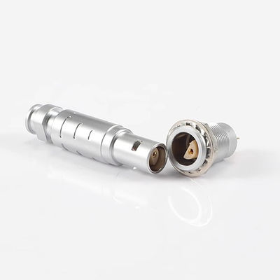 Lemo Koaksiyel Bağlantı FFA ERA Serisi Tek çekirdekli Yarım Ay Havacılık Plug Soketi